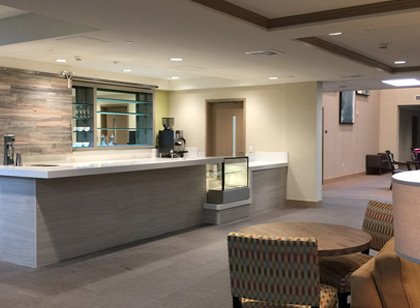 Premium reception desk for business