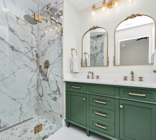 Bathroom tile and mosaic ideas for Sacramento bathroom remodeling projects